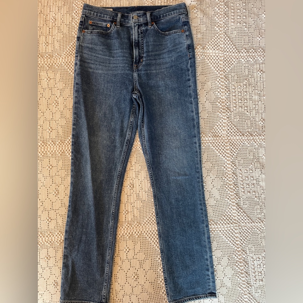 GAP high rise cigarette jeans
